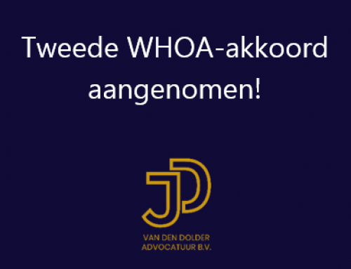 Tweede WHOA-akkoord aangenomen!